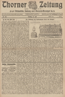 Thorner Zeitung : Ostdeutsche Zeitung und General-Anzeiger. 1906, Nr. 169 (22 Juli) - Zweites Blatt