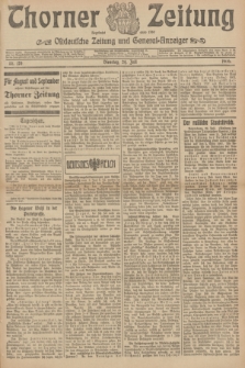 Thorner Zeitung : Ostdeutsche Zeitung und General-Anzeiger. 1906, Nr. 170 (24 Juli) + dod.