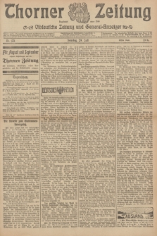 Thorner Zeitung : Ostdeutsche Zeitung und General-Anzeiger. 1906, Nr. 175 (29 Juli) - Erstes Blatt + dod.
