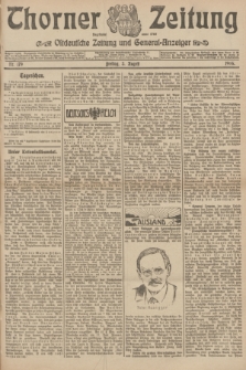 Thorner Zeitung : Ostdeutsche Zeitung und General-Anzeiger. 1906, Nr. 179 (3 August) + dod.