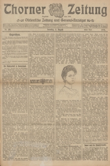 Thorner Zeitung : Ostdeutsche Zeitung und General-Anzeiger. 1906, Nr. 181 (5 August) - Erstes Blatt + dod.