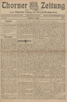 Thorner Zeitung : Ostdeutsche Zeitung und General-Anzeiger. 1906, Nr. 186 (11 August) + dod.