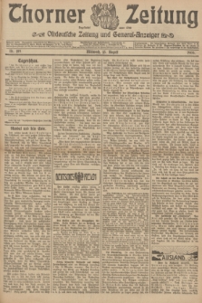 Thorner Zeitung : Ostdeutsche Zeitung und General-Anzeiger. 1906, Nr. 189 (15 August) + dod.