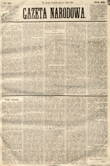 Gazeta Narodowa. 1874, nr 34