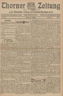 Thorner Zeitung : Ostdeutsche Zeitung und General-Anzeiger. 1906, Nr. 193 (19 August) - Erstes Blatt + dod.