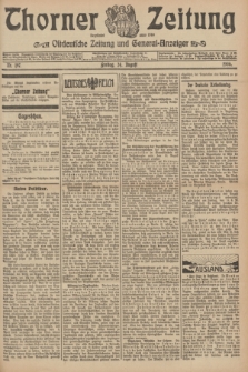 Thorner Zeitung : Ostdeutsche Zeitung und General-Anzeiger. 1906, Nr. 197 (24 August) + dod.