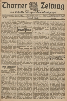 Thorner Zeitung : Ostdeutsche Zeitung und General-Anzeiger. 1906, Nr. 205 (2 September) - Zweites Blatt