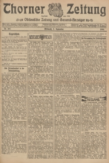 Thorner Zeitung : Ostdeutsche Zeitung und General-Anzeiger. 1906, Nr. 207 (5 September) + dod.