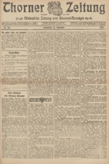 Thorner Zeitung : Ostdeutsche Zeitung und General-Anzeiger. 1906, Nr. 216 (15 September) + dod.