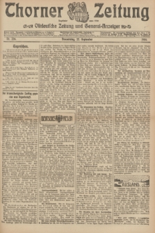 Thorner Zeitung : Ostdeutsche Zeitung und General-Anzeiger. 1906, Nr. 226 (27 September) + dod.