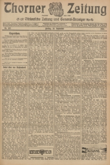 Thorner Zeitung : Ostdeutsche Zeitung und General-Anzeiger. 1906, Nr. 227 (28 September) + dod.