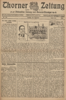 Thorner Zeitung : Ostdeutsche Zeitung und General-Anzeiger. 1906, Nr. 229 (30 September) - Zweites Blatt