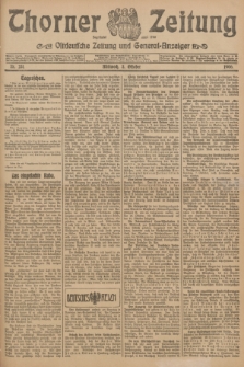 Thorner Zeitung : Ostdeutsche Zeitung und General-Anzeiger. 1906, Nr. 231 (3 Oktober) + dod.