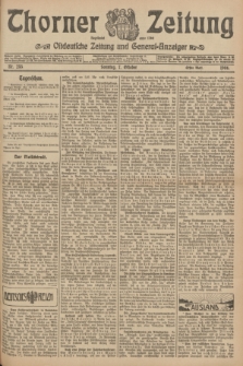 Thorner Zeitung : Ostdeutsche Zeitung und General-Anzeiger. 1906, Nr. 235 (7 Oktober) - Erstes Blatt + dod.