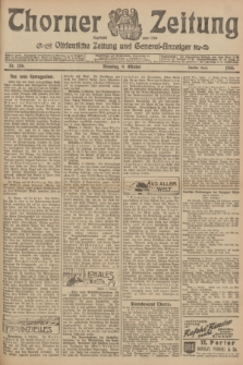 Thorner Zeitung : Ostdeutsche Zeitung und General-Anzeiger. 1906, Nr. 236 (9 Oktober) - Zweites Blatt