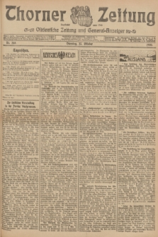 Thorner Zeitung : Ostdeutsche Zeitung und General-Anzeiger. 1906, Nr. 248 (23 Oktober) + dod.