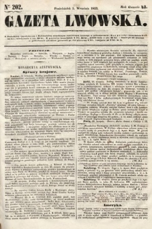 Gazeta Lwowska. 1853, nr 202