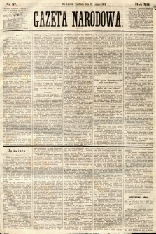 Gazeta Narodowa. 1874, nr 37