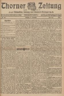 Thorner Zeitung : Ostdeutsche Zeitung und General-Anzeiger. 1906, Nr. 266 (13 November) - Erstes Blatt + dod.