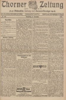 Thorner Zeitung : Ostdeutsche Zeitung und General-Anzeiger. 1906, Nr. 268 (15 November) + dod.