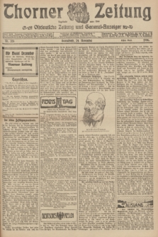 Thorner Zeitung : Ostdeutsche Zeitung und General-Anzeiger. 1906, Nr. 275 (24 November) - Erstes Blatt + dod.