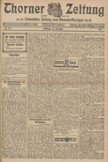 Thorner Zeitung : Ostdeutsche Zeitung und General-Anzeiger. 1906, Nr. 278 (28 November) + dod.