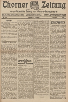 Thorner Zeitung : Ostdeutsche Zeitung und General-Anzeiger. 1906, Nr. 283 (4 Dezember) - Erstes Blatt + dod.