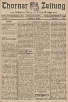 Thorner Zeitung : Ostdeutsche Zeitung und General-Anzeiger. 1906, Nr. 285 (6 Dezember) - Erstes Blatt + dod.