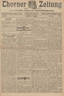 Thorner Zeitung : Ostdeutsche Zeitung und General-Anzeiger. 1906, Nr. 287 (8 Dezember) - Erstes Blatt