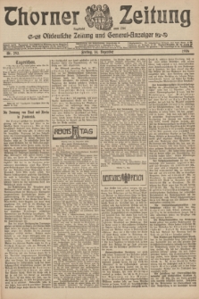 Thorner Zeitung : Ostdeutsche Zeitung und General-Anzeiger. 1906, Nr. 292 (14 Dezember) + dod.