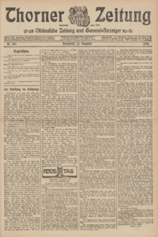 Thorner Zeitung : Ostdeutsche Zeitung und General-Anzeiger. 1906, Nr. 293 (15 Dezember) + dod.