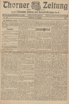 Thorner Zeitung : Ostdeutsche Zeitung und General-Anzeiger. 1906, Nr. 299 (22 Dezember) + dod.