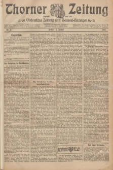 Thorner Zeitung : Ostdeutsche Zeitung und General-Anzeiger. 1907, Nr. 3 (4 Jannar) + dodatek