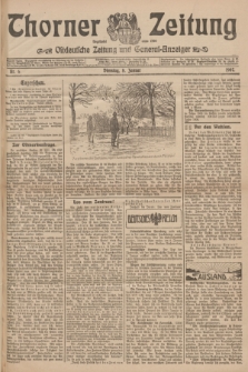 Thorner Zeitung : Ostdeutsche Zeitung und General-Anzeiger. 1907, Nr. 6 (8 Jannar) + dodatek