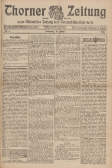 Thorner Zeitung : Ostdeutsche Zeitung und General-Anzeiger. 1907, Nr. 8 (10 Januar) + dod.