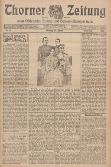 Thorner Zeitung : Ostdeutsche Zeitung und General-Anzeiger. 1907, Nr. 12 (15. Januar) - Zweites Blatt