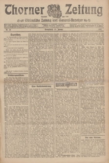 Thorner Zeitung : Ostdeutsche Zeitung und General-Anzeiger. 1907, Nr. 16 (19 Jannar) + dodatek
