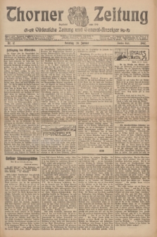 Thorner Zeitung : Ostdeutsche Zeitung und General-Anzeiger. 1907, Nr. 17 (20 Jannar) - Zweites Blatt