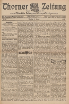 Thorner Zeitung : Ostdeutsche Zeitung und General-Anzeiger. 1907, Nr. 18 (22 Jannar) + dodatek