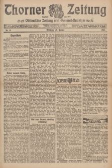 Thorner Zeitung : Ostdeutsche Zeitung und General-Anzeiger. 1907, Nr. 19 (23 Jannar) + dodatek