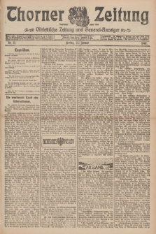 Thorner Zeitung : Ostdeutsche Zeitung und General-Anzeiger. 1907, Nr. 21 (25 Jannar) + dodatek