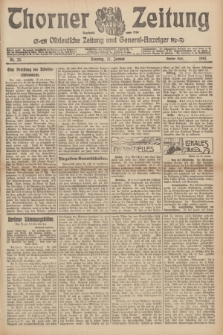 Thorner Zeitung : Ostdeutsche Zeitung und General-Anzeiger. 1907, Nr. 23 (27 Jannar) - Zweites Blatt
