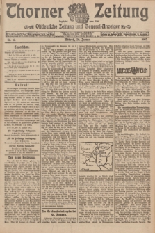 Thorner Zeitung : Ostdeutsche Zeitung und General-Anzeiger. 1907, Nr. 25 (30 Jannar) + dodatek