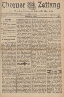 Thorner Zeitung : Ostdeutsche Zeitung und General-Anzeiger. 1907, Nr. 26 (31 Januar) + dod.