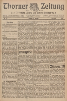 Thorner Zeitung : Ostdeutsche Zeitung und General-Anzeiger. 1907, Nr. 29 (3 Februar) - Erstes Blatt + dodatek