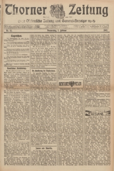 Thorner Zeitung : Ostdeutsche Zeitung und General-Anzeiger. 1907, Nr. 32 (7 Februar) + dodatek