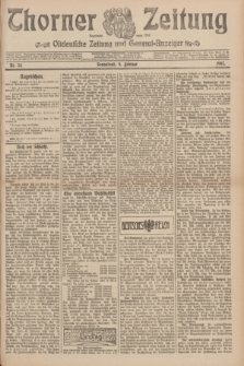 Thorner Zeitung : Ostdeutsche Zeitung und General-Anzeiger. 1907, Nr. 34 (9 Februar) + dodatek