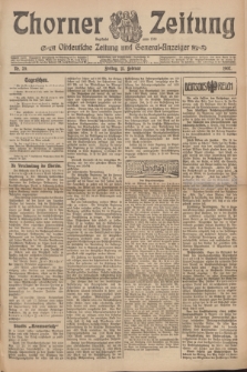 Thorner Zeitung : Ostdeutsche Zeitung und General-Anzeiger. 1907, Nr. 39 (15 Februar) + dodatek