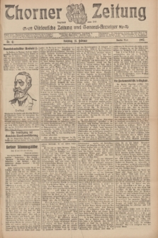 Thorner Zeitung : Ostdeutsche Zeitung und General-Anzeiger. 1907, Nr. 41 (17 Februar) - Zweites Blatt