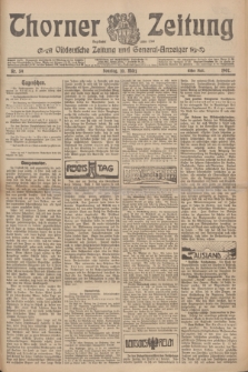Thorner Zeitung : Ostdeutsche Zeitung und General-Anzeiger. 1907, Nr. 59 (10 März) - Erstes Blatt + dod.
